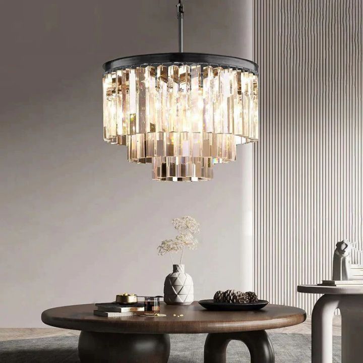 Della Multi-Layer Round Chandelier 20"D