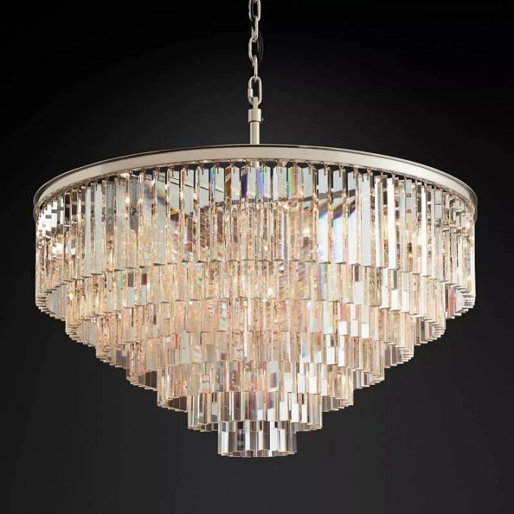 Della Multi-Layer Round Chandelier 44"D