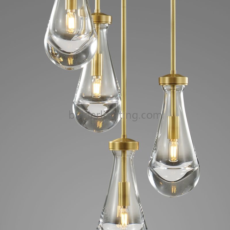 Raindrop Rod Series Chandelier