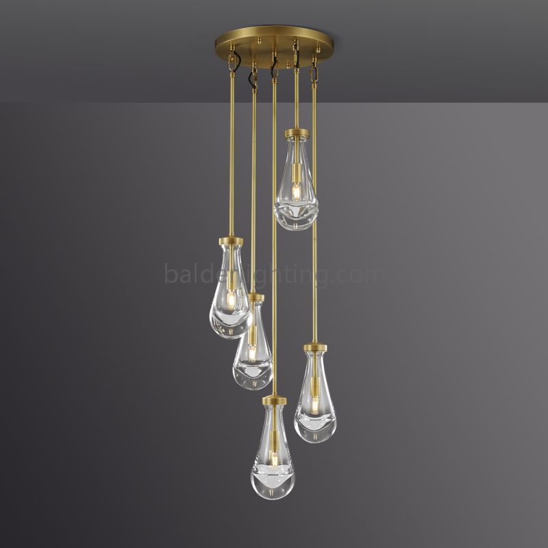 Raindrop Rod Series Chandelier