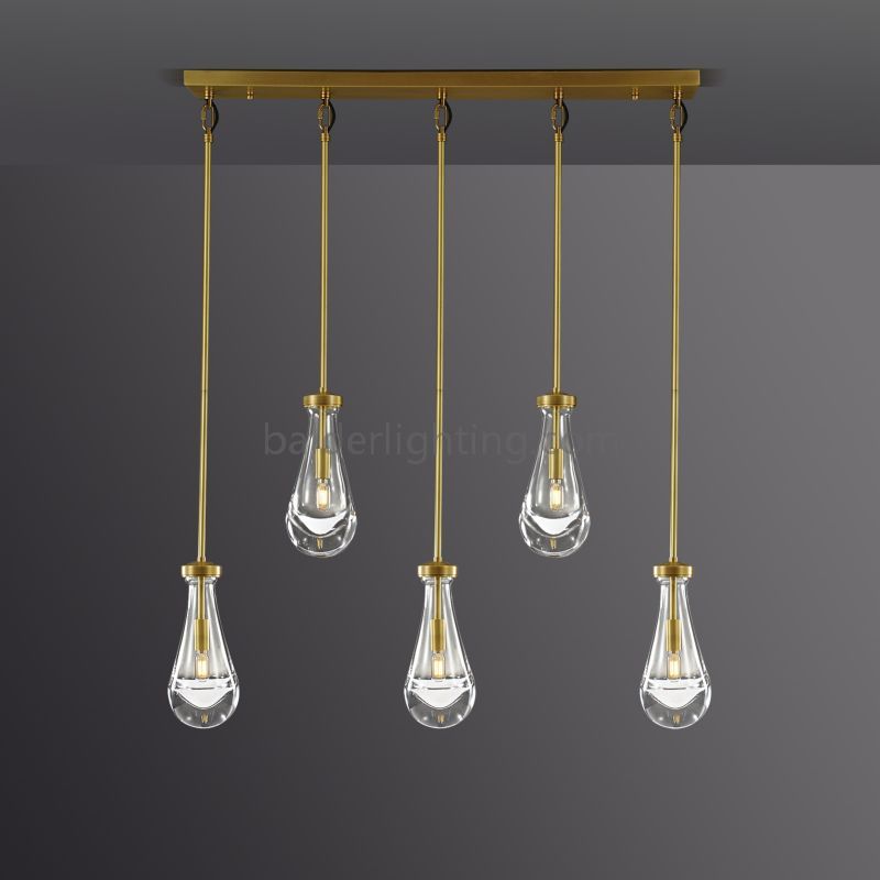 Raindrop Rod Series Chandelier