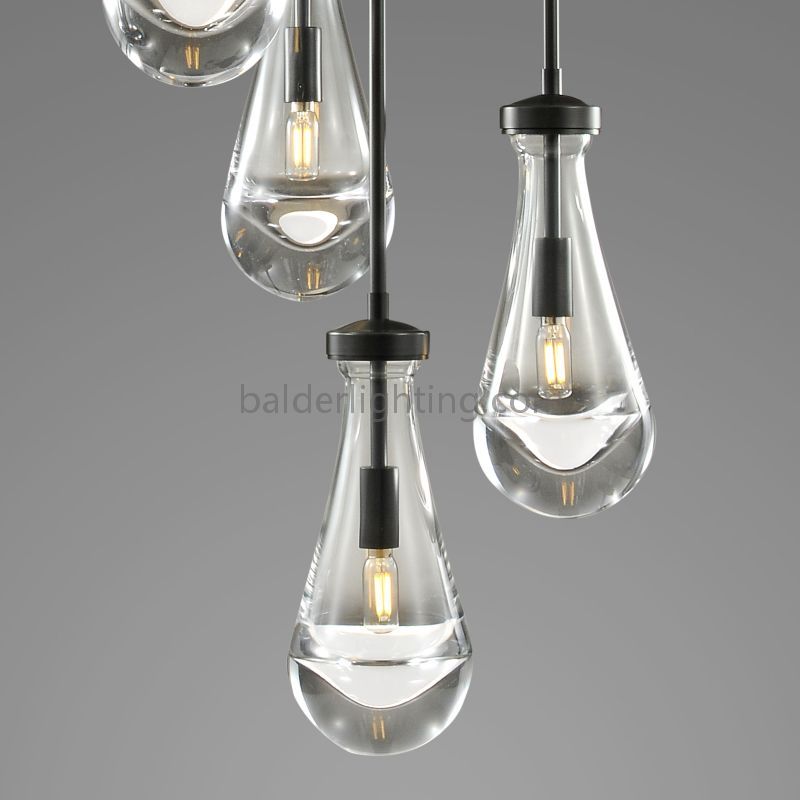 Raindrop Rod Series Chandelier