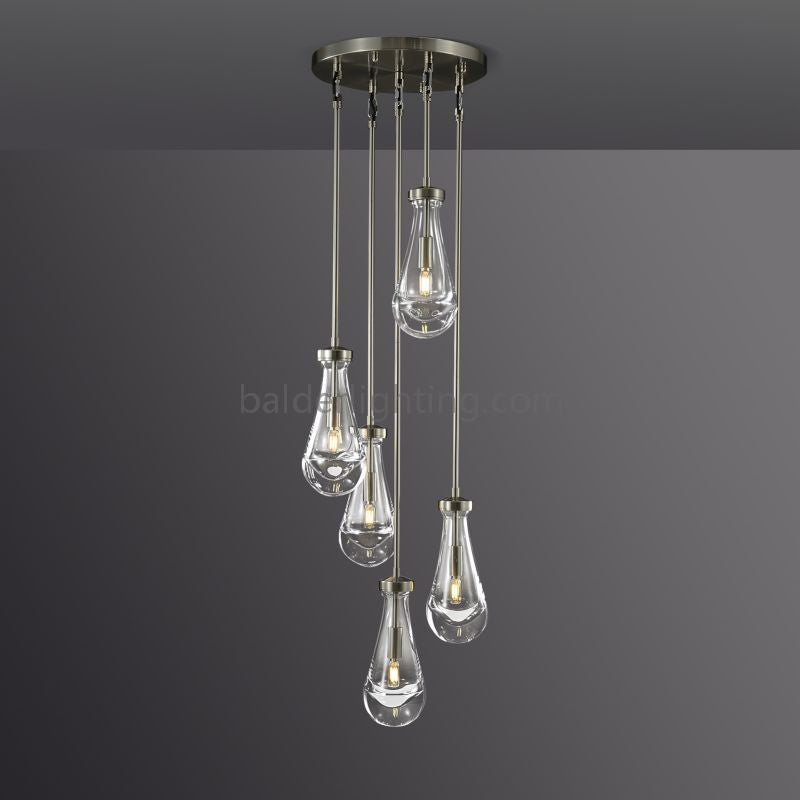 Raindrop Rod Series Chandelier