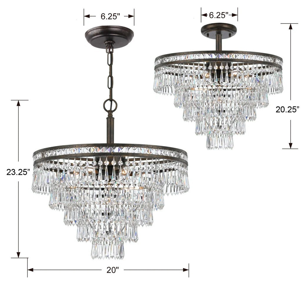 Mersor Flushmount Ceiling Light 20''D