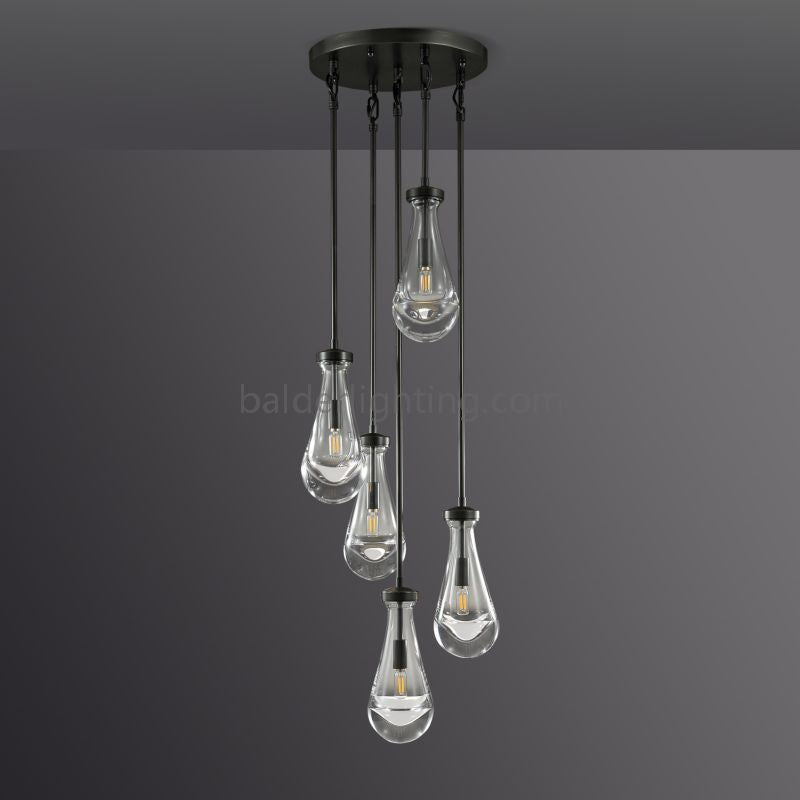 Raindrop Rod Series Chandelier