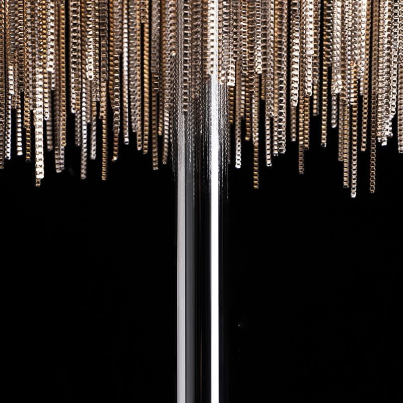 Alisa Luxury Hardware Aluminum Chain Tassel Floor Lamp