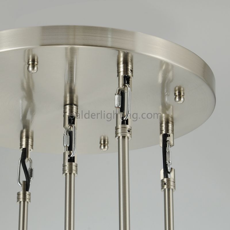 Raindrop Round Chandelier 14"(Rod)