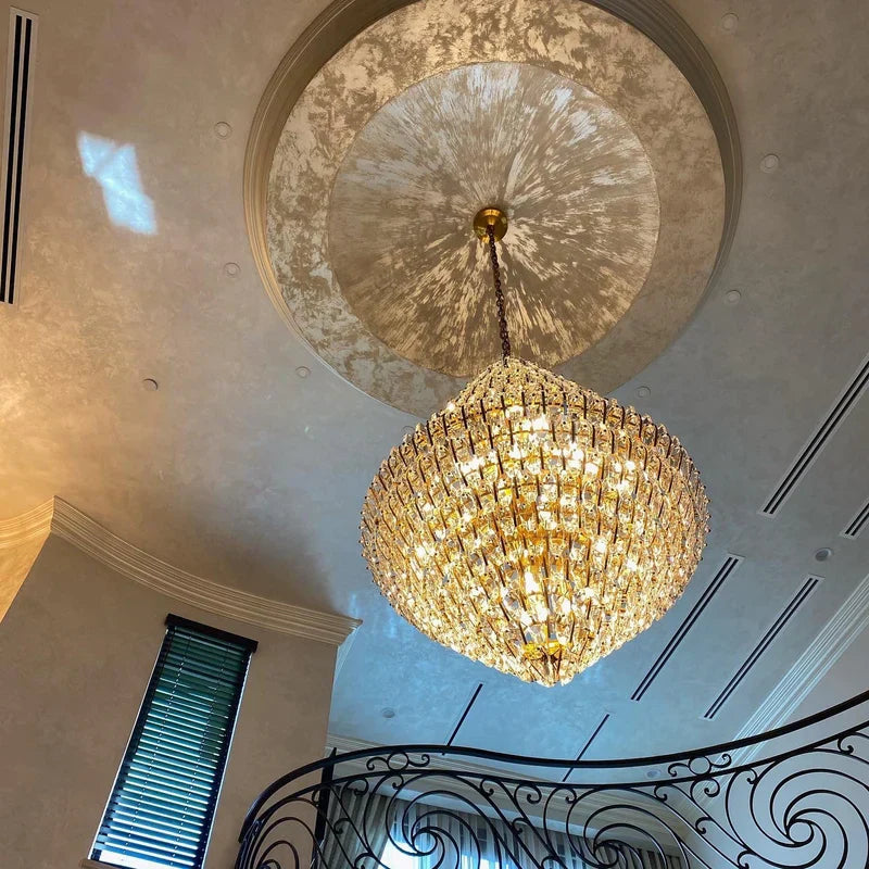 Sol Odeon Empire Crystal Foyer Chandelier