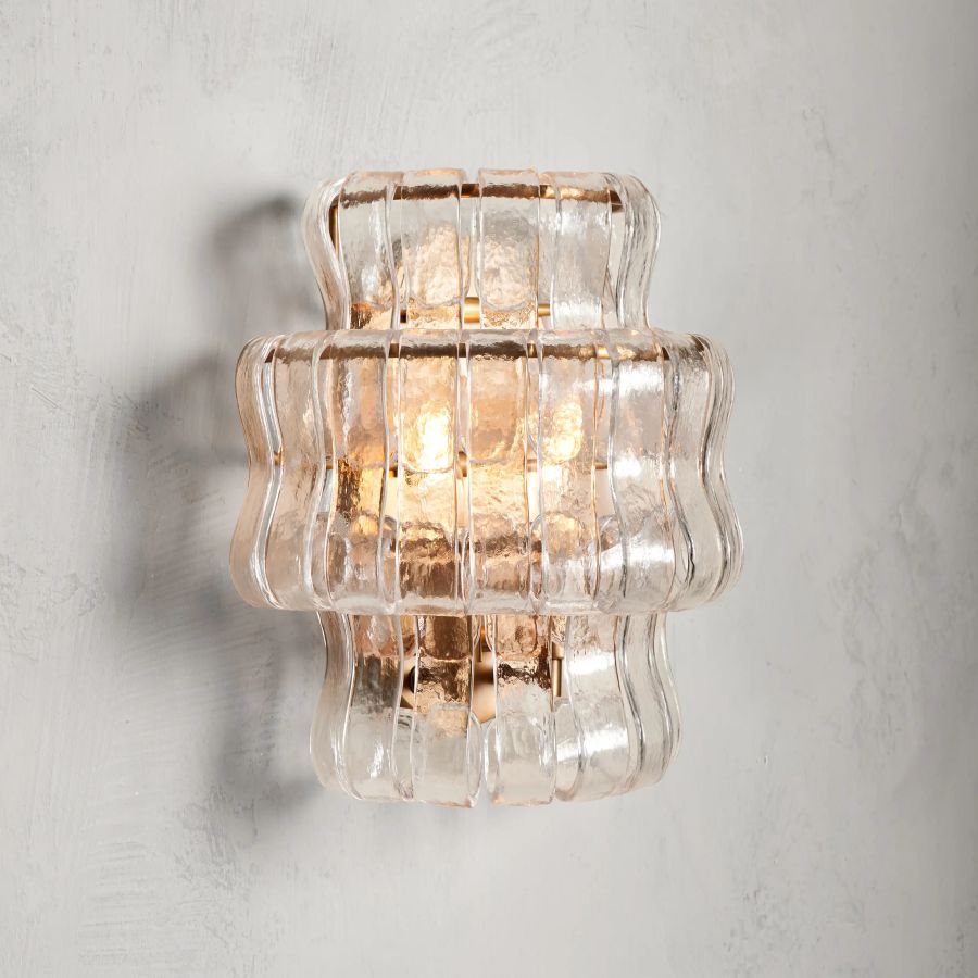 Elleson Glass Wall Sconce 12"W