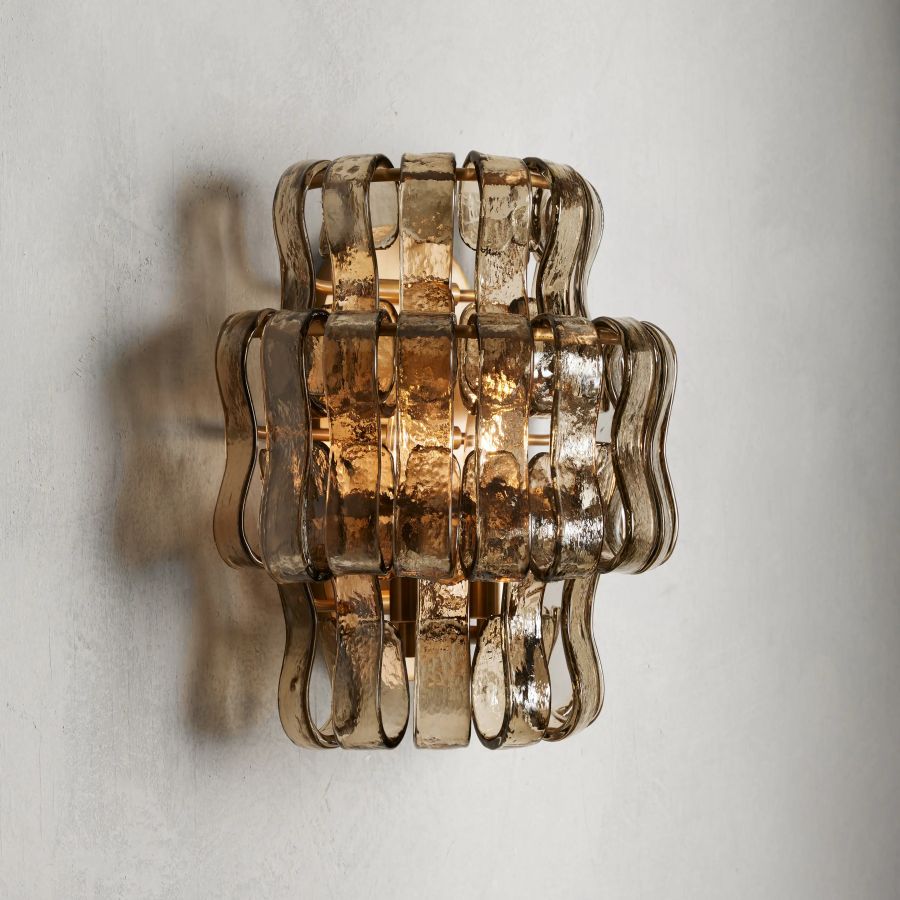 Elleson Glass Wall Sconce 12"W