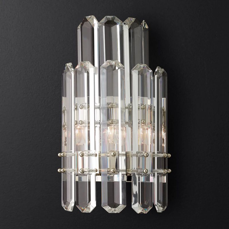 Abigail Prism 2-Tier Wall Sconce