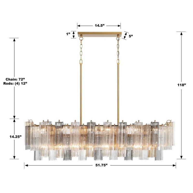 Addis 14-Light Chandelier