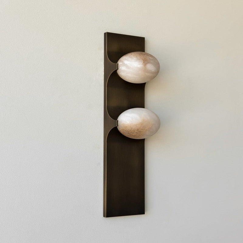 Alabaster Bridge Wall Sconce