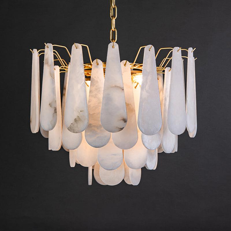 Alabaster Foyer Modern Chandelier