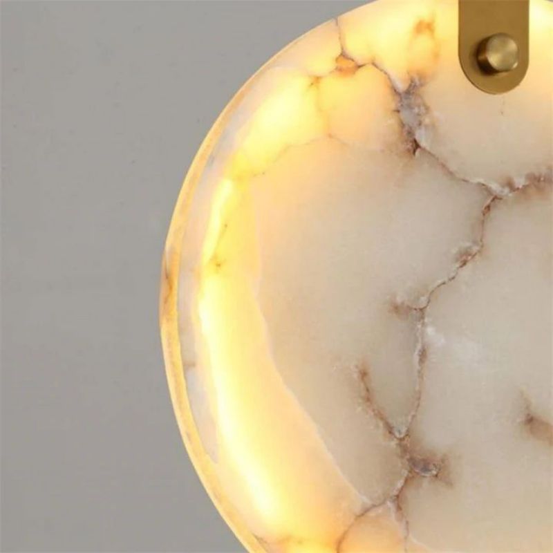 Alabaster Long Staircase Pendant Light