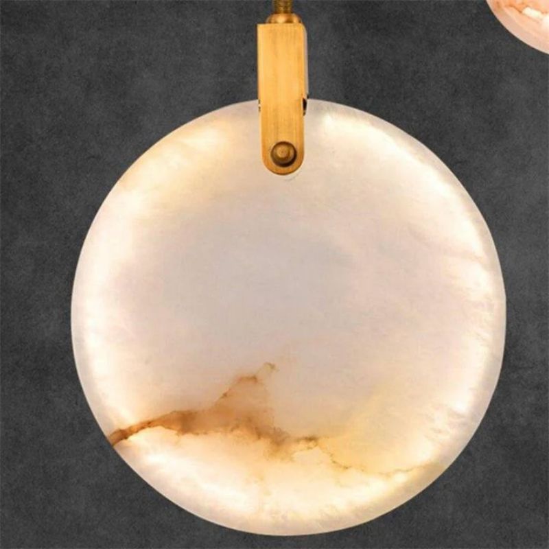 Alabaster Long Staircase Pendant Light