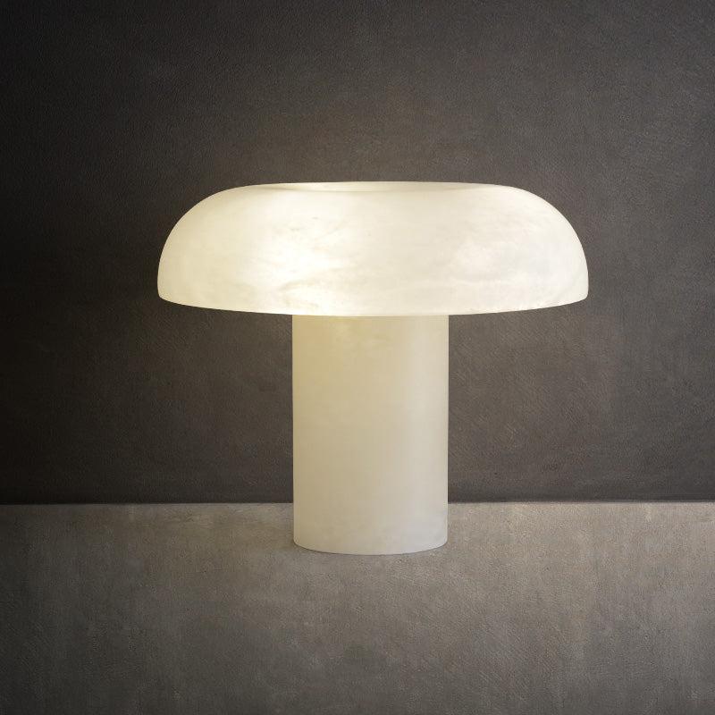 Modern Alabaster Mushroom Table Lamp