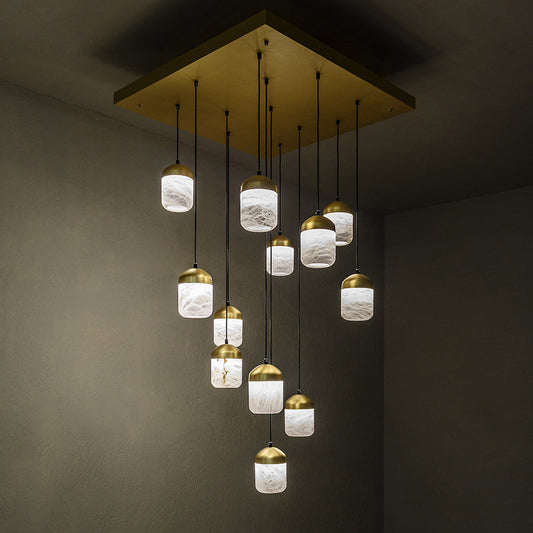 Alabaster Staircases Pendant Light