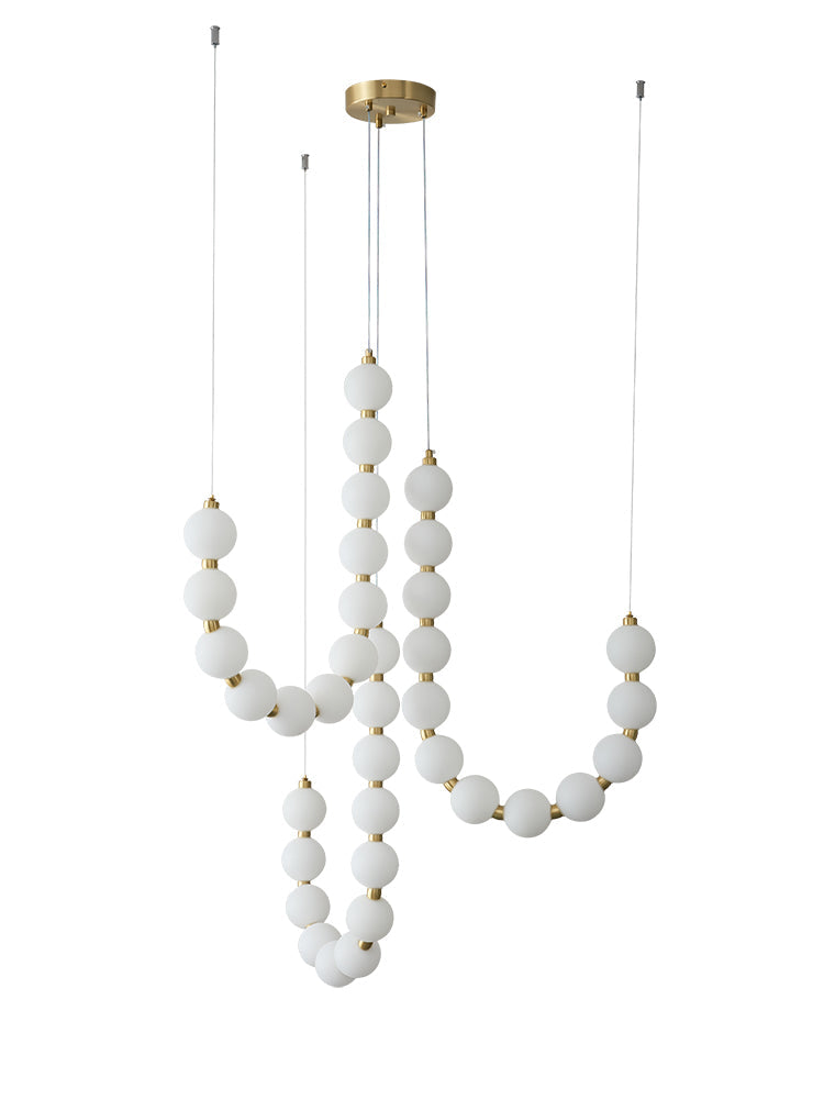 Allen Chain Orb Chandelier