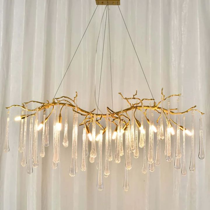 Aqua Makrama Branch Chandeliers