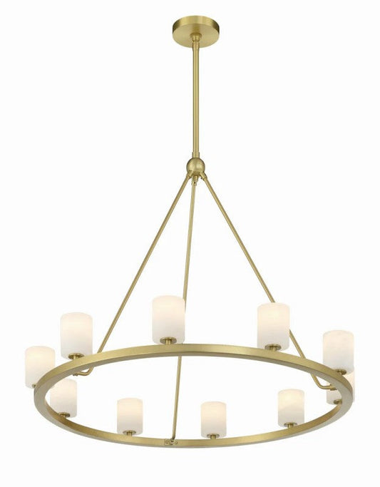 Aragon 10 Light Chandelier Alabaster