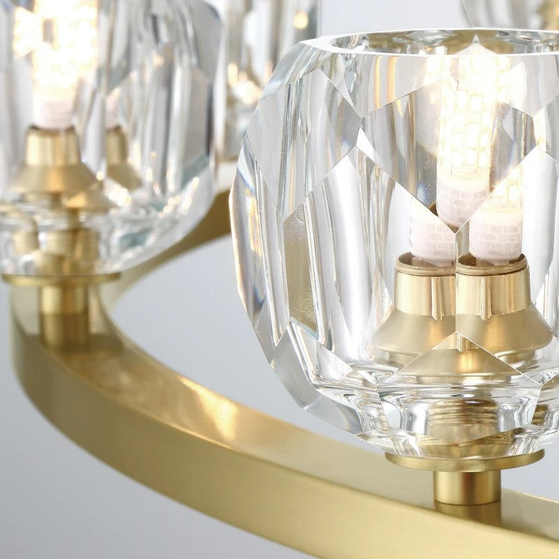 Aragon 30 Light Chandelier Glass