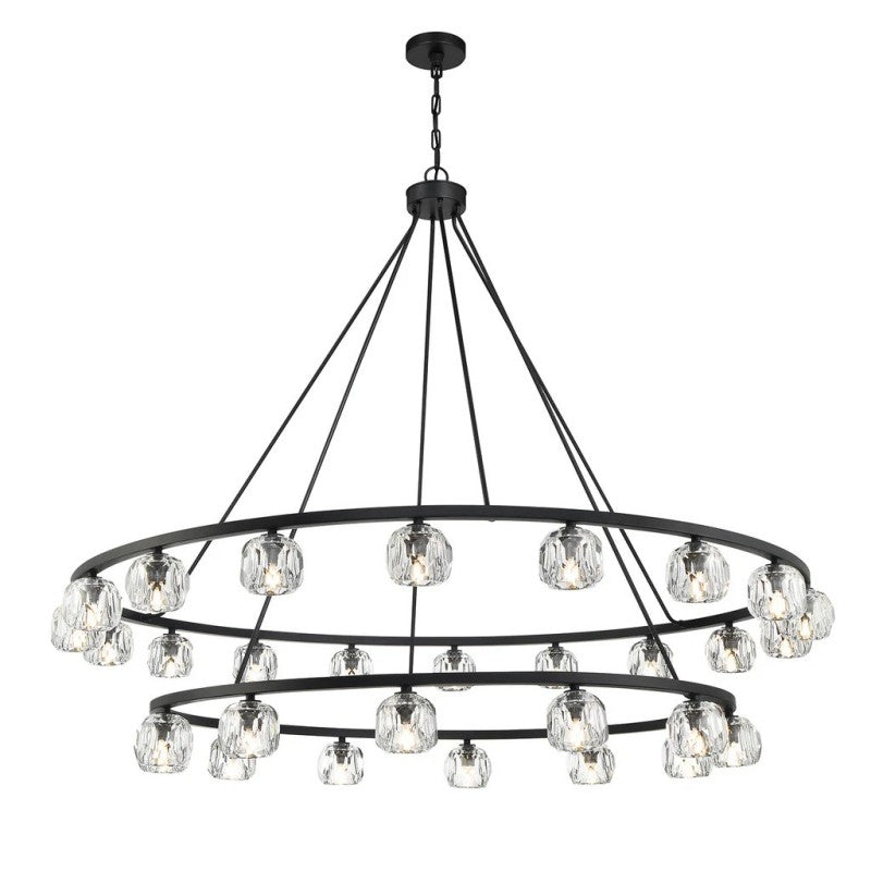 Aragon 30 Light Chandelier Glass