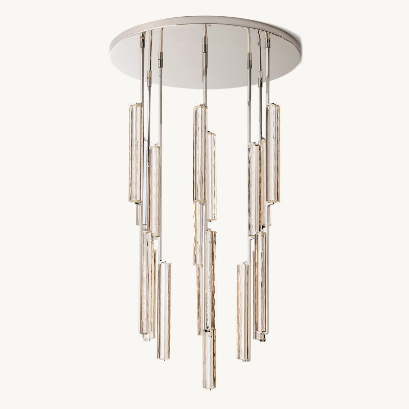 Audiobon Crystal Round Chandelier 40"