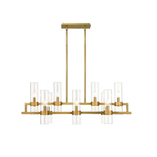 Brio Rectangles Chandelier 43"