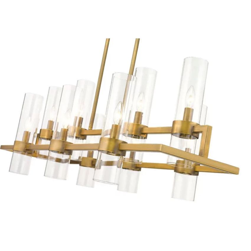 Brio Rectangles Chandelier 43"