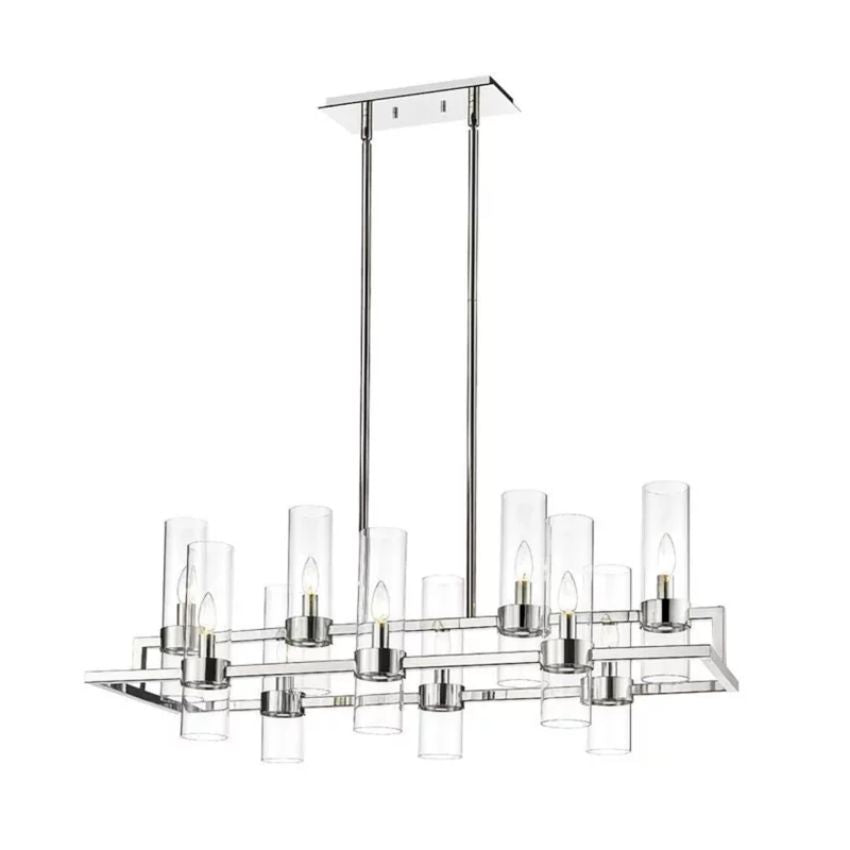 Brio Rectangles Chandelier 43"