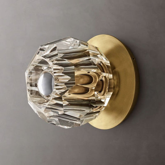 Balle Clear Glass Tiny Wall Sconce