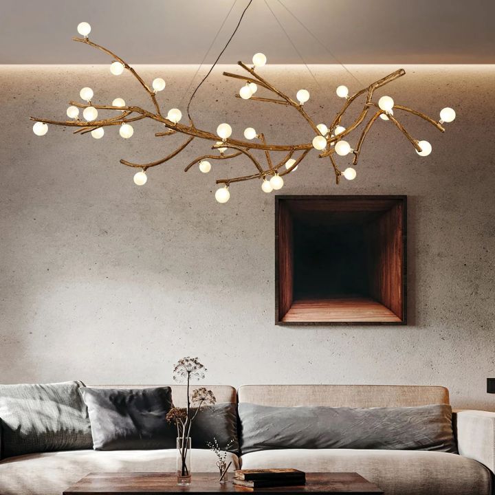 Boho Tree Branch Modern Chandelier