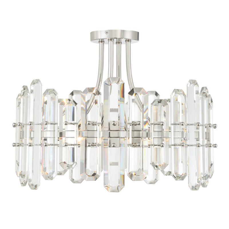 Bolton 4 Light Semi Flush Mount