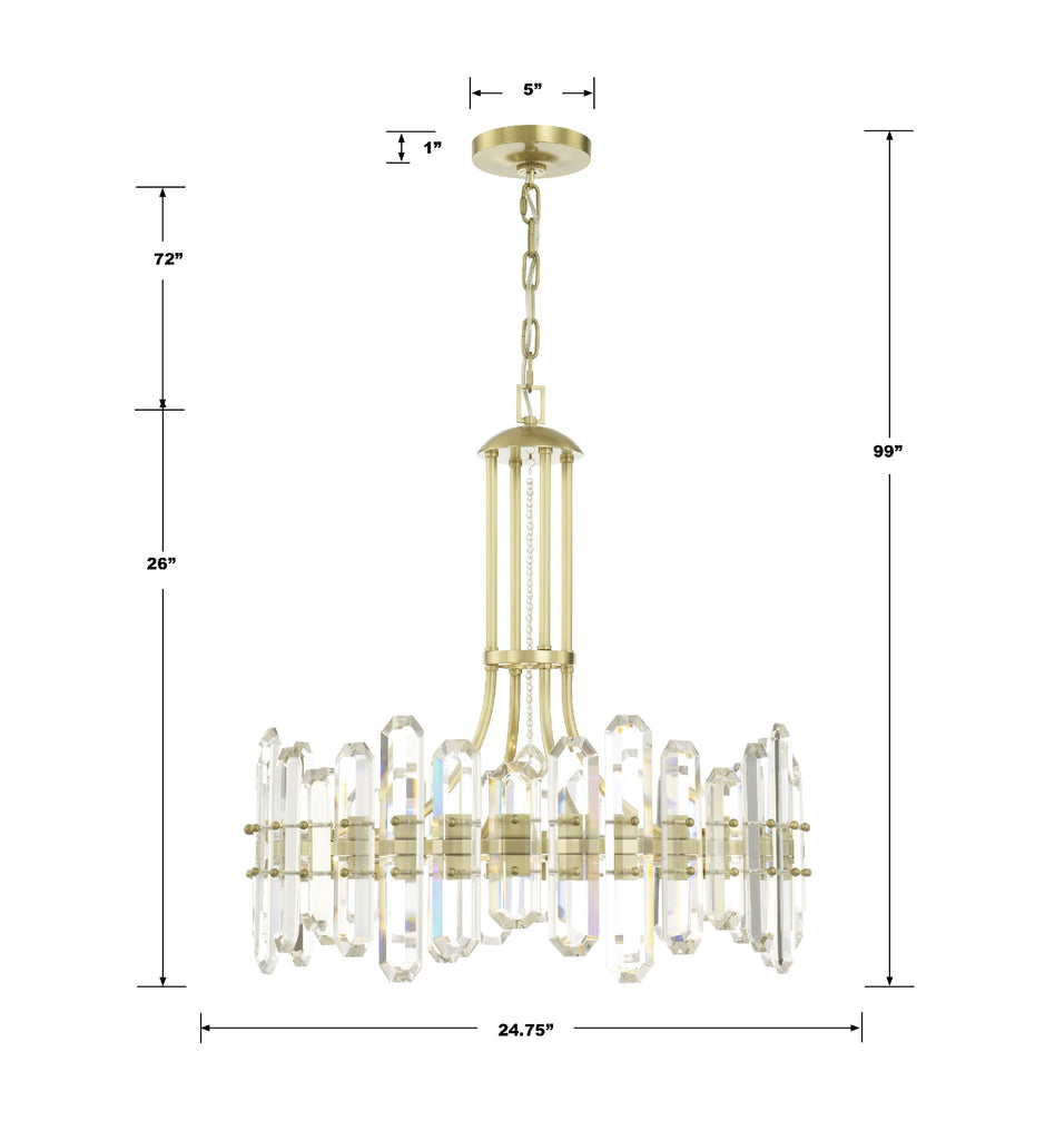 Bolton 8 Light Chandelier