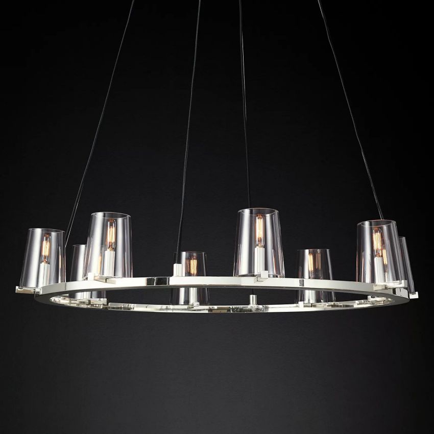 Briesha Series Round Glass Round Chandelier