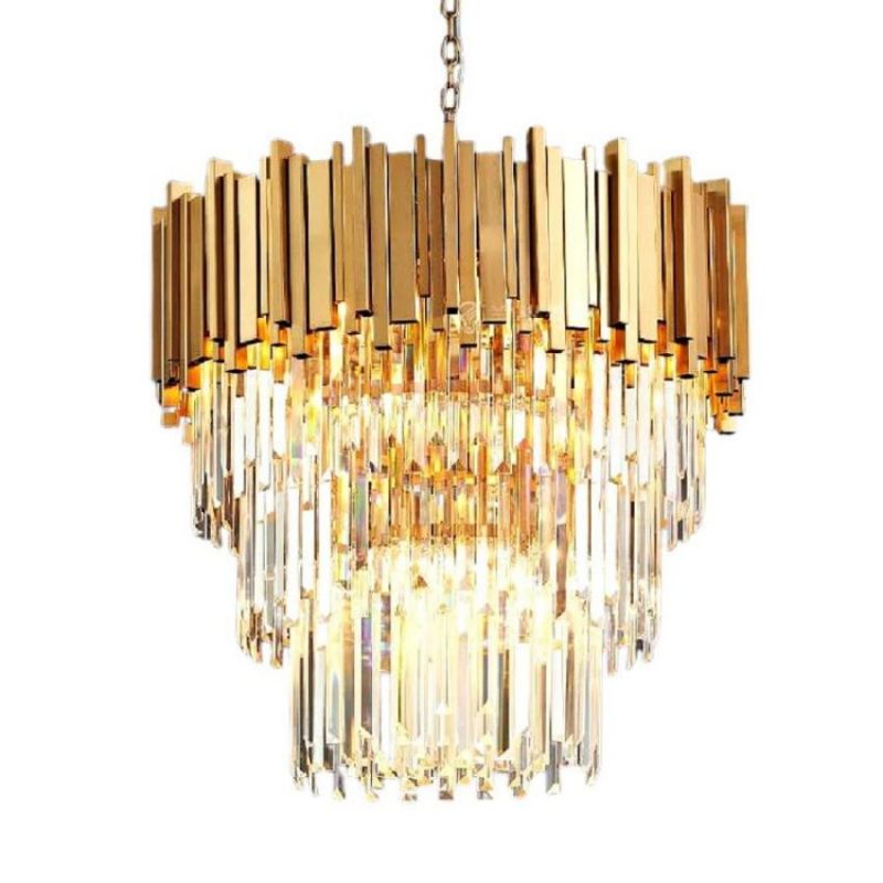 Bourbons Angus Crystal Round Chandelier