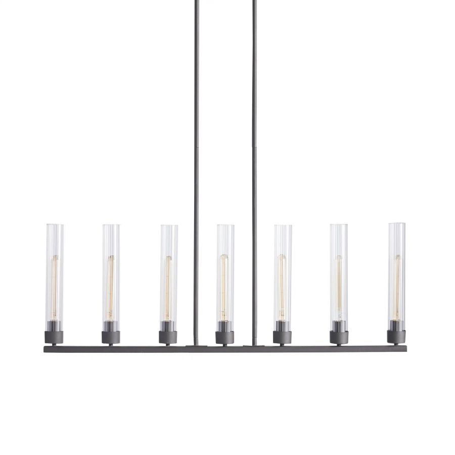 Chanavia Glass Linear Chandelier