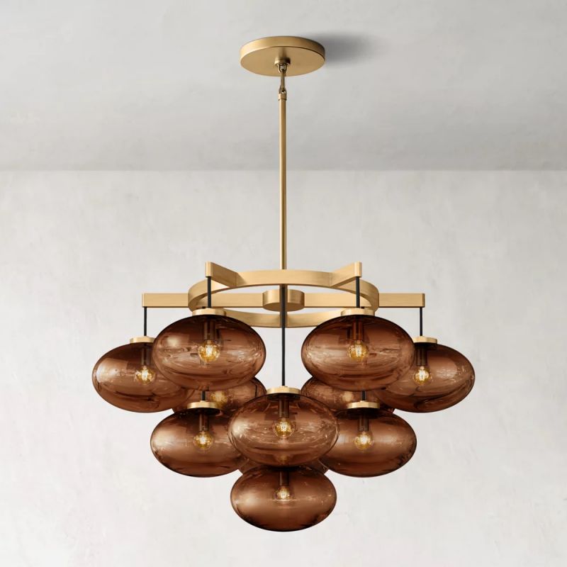 Cabrette Round Chandelier 36"