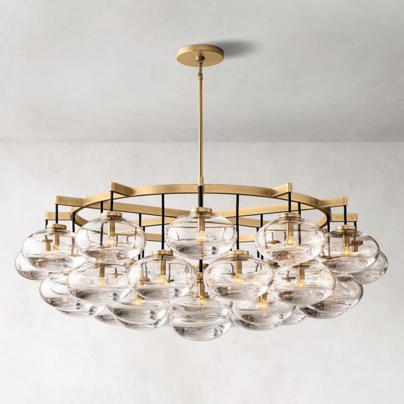 Cabrette Round Chandelier 60"