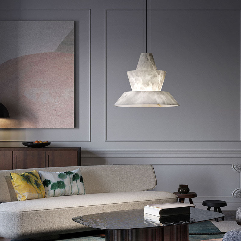 Carol Alabaster Dining Table Pendant Light