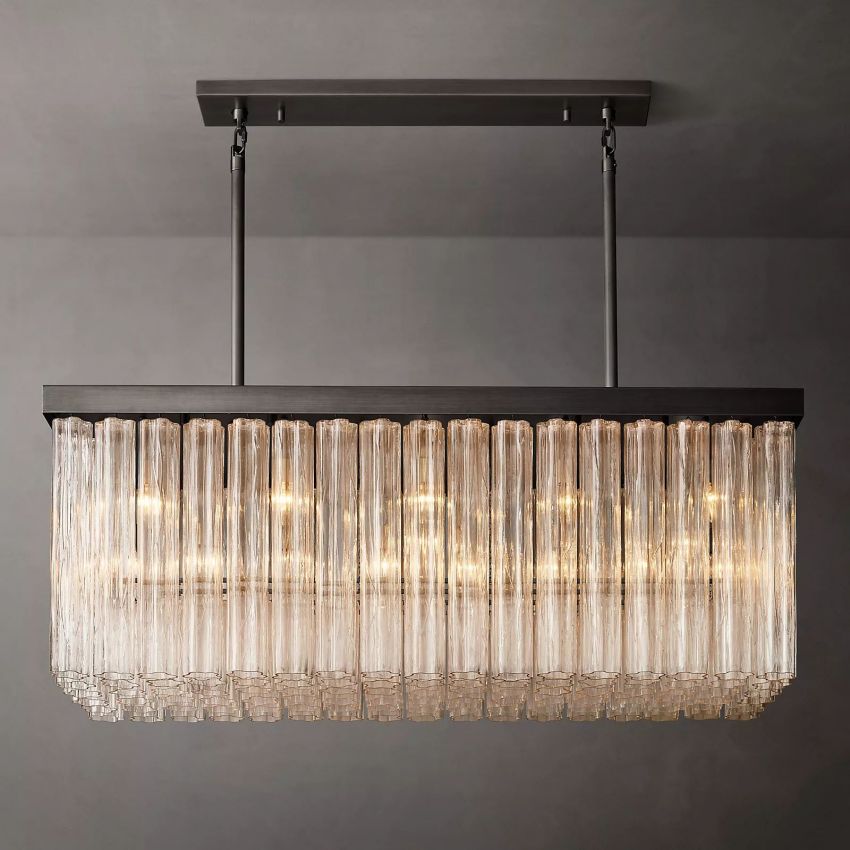 Ancelotti Rectangle Glass Chandelier