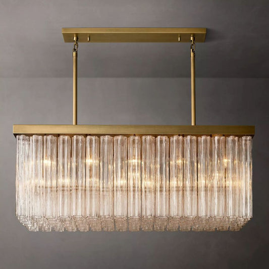 Ancelotti Rectangle Glass Chandelier