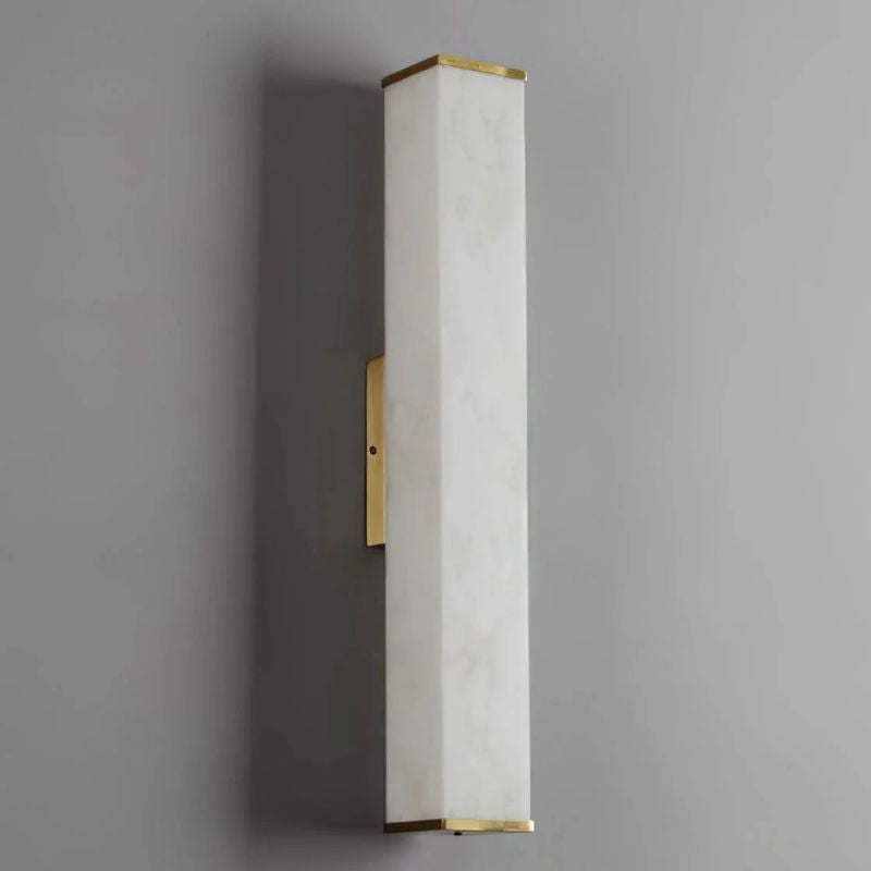 Cuboid Alabaster Wall Light