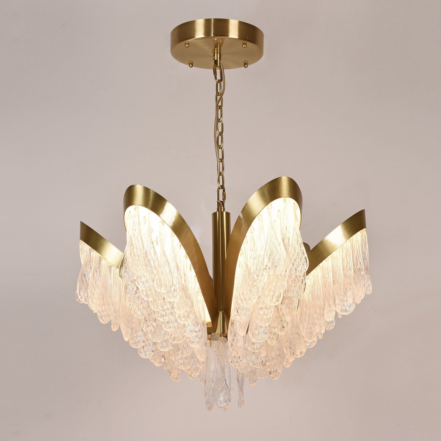 Palm-Villa Murano Glass Chandelier