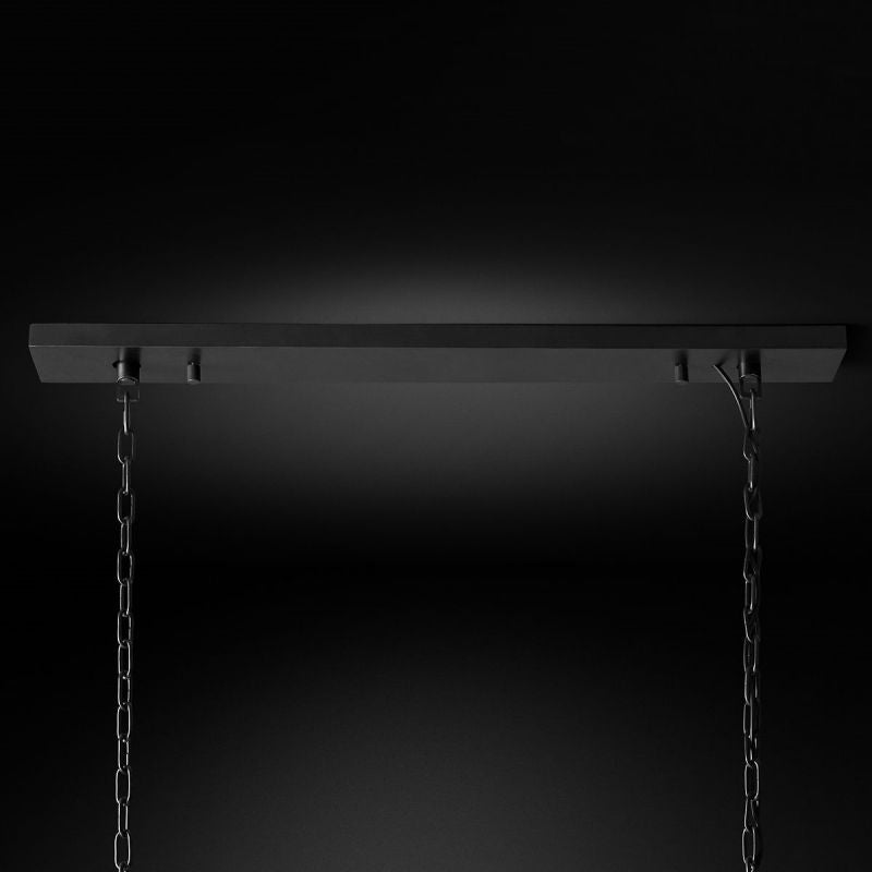 Della Single Layer Rectangular Chandelier