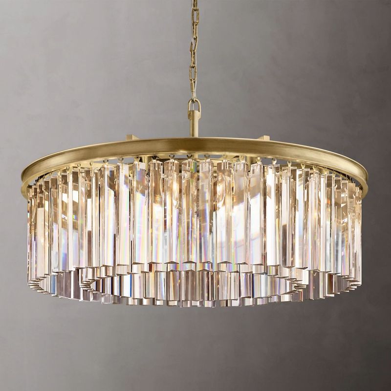 Della Single Layer Round Chandelier