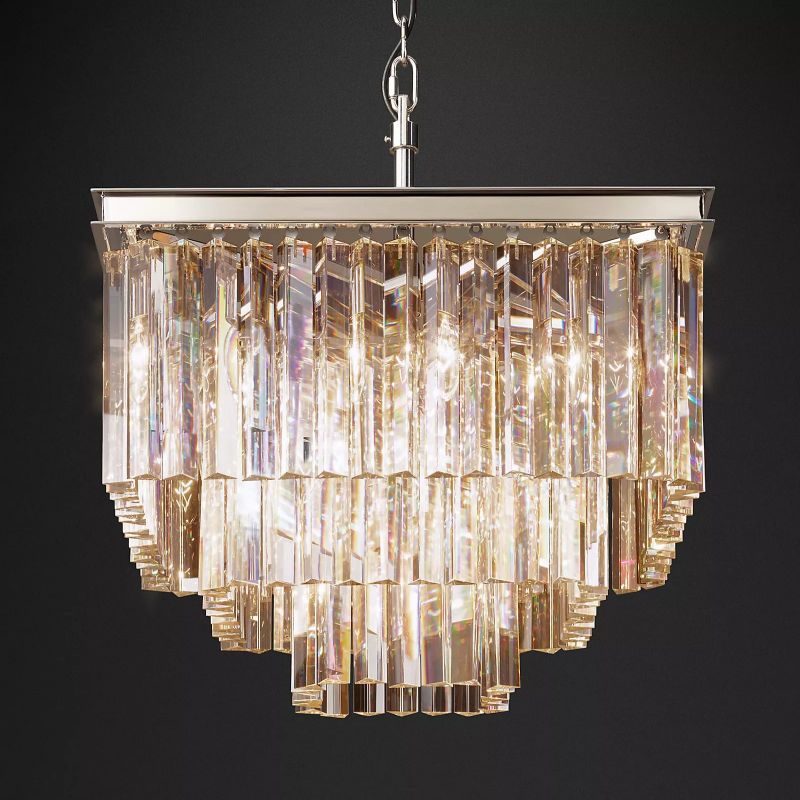 Della Square Chandelier 22"