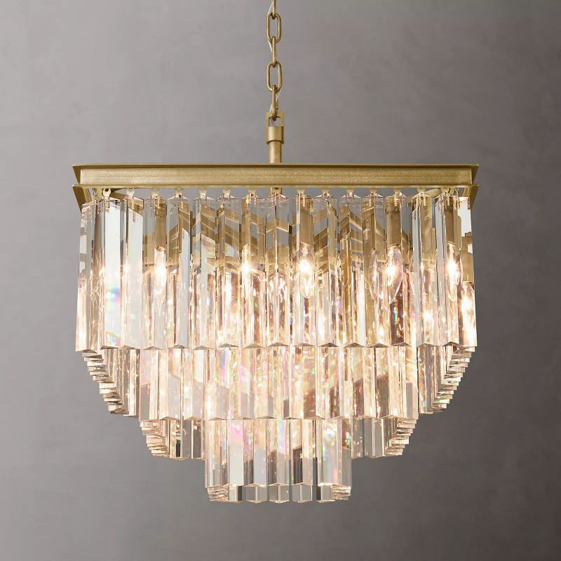 Della Square Chandelier 22"