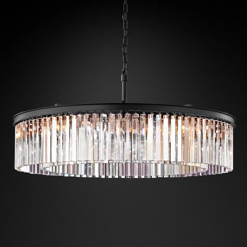 Della Single Layer Round Chandelier